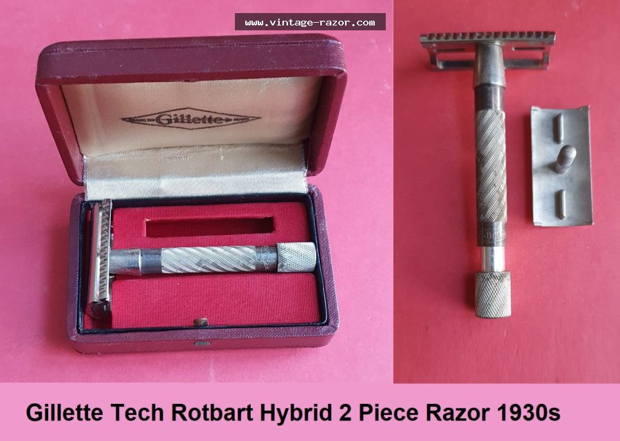 Gillette Rotbart Tech Hybrid 1930s (6)