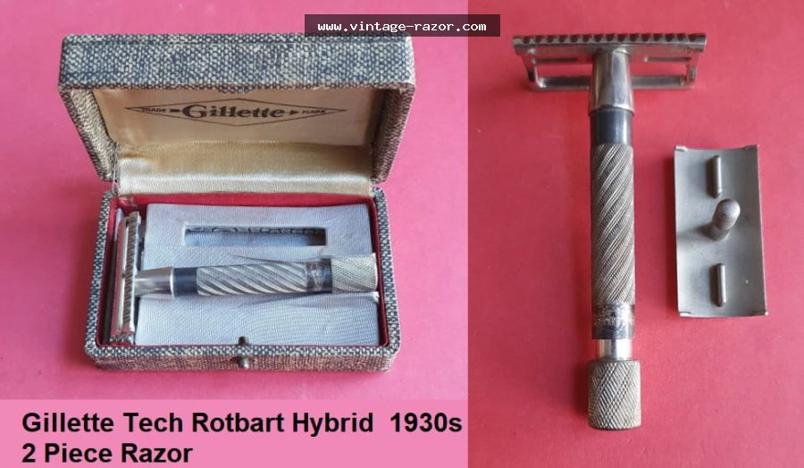 Gillette Rotbart Tech Hybrid 1930s (7)