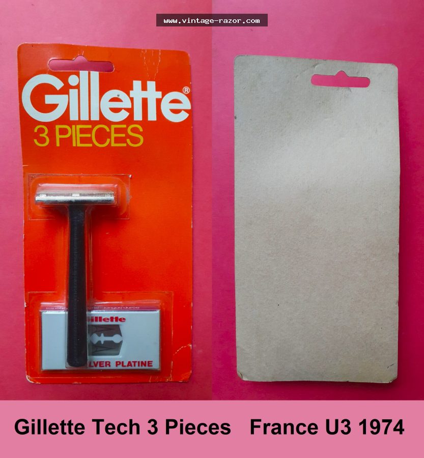 Gillette 3 Pieces 1974