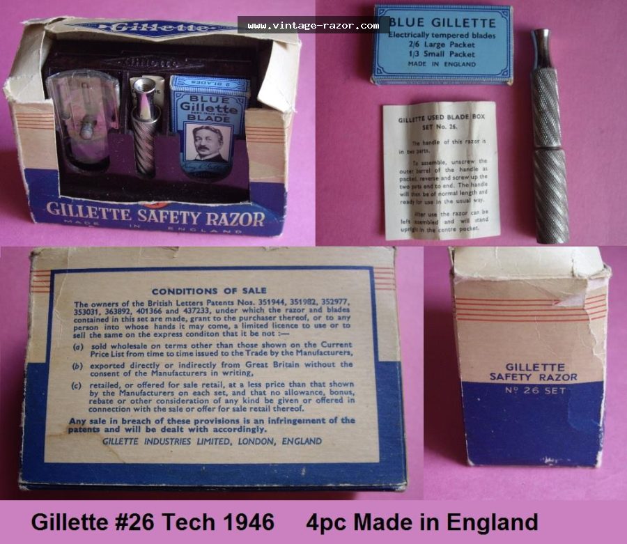 Gillette #26 Bathroom Set 1946