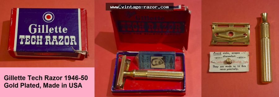 Gillette Tech Razor 1946