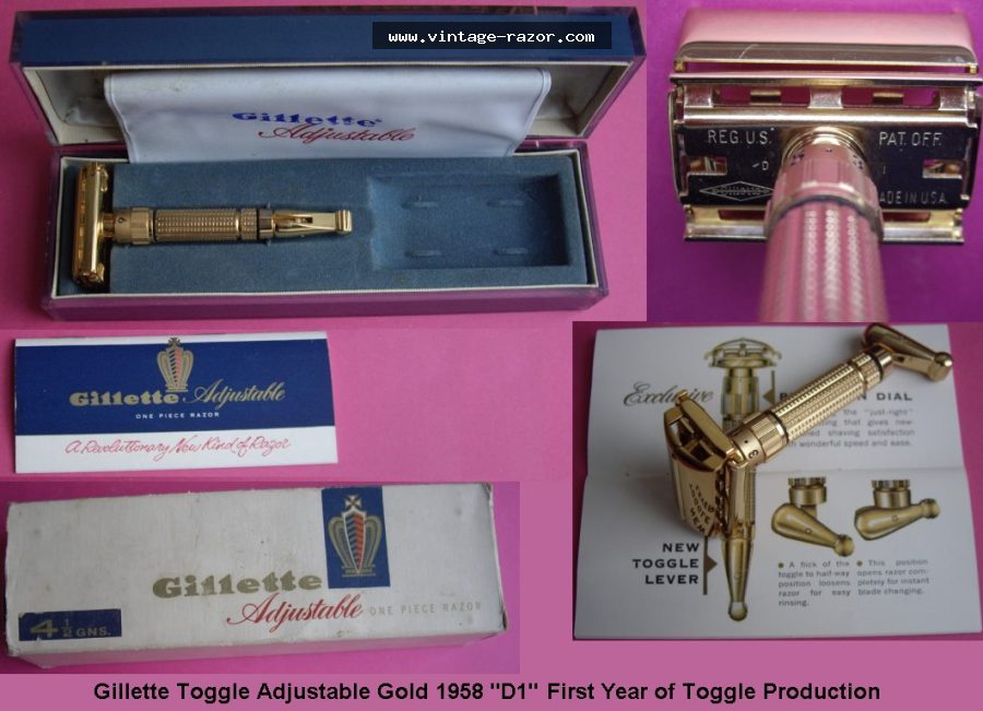Gillette Toggle Adjustable 1958