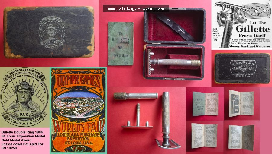 Gillette Double Ring St Louis Exposition Model 1904