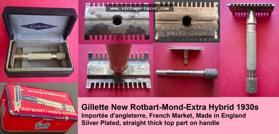 Gillette New Rotbart Hybrid 1930s