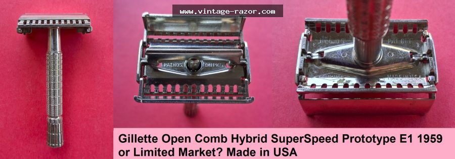 Gillette Prototype Hybrid SuperSpeed 1959